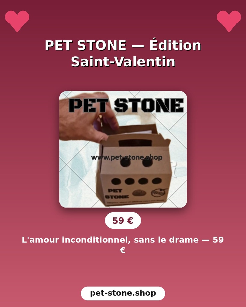 Pet Stone © : Edizione San Valentino